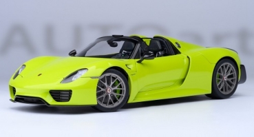 77921	Porsche 918 Spyder Weissach Package (Acid Green)	1:18